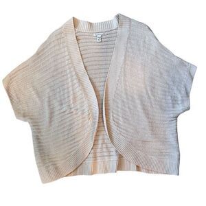 Boho knit short sleeve sweater cardigan shrug Size 3X